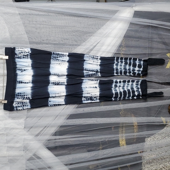 aerie Pants - Aerie Tiedye Lounge Joggers SM Black&White